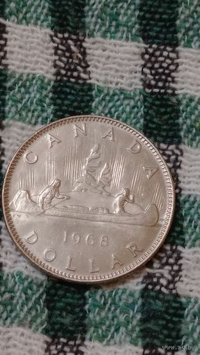 Канада 1 доллар 1968