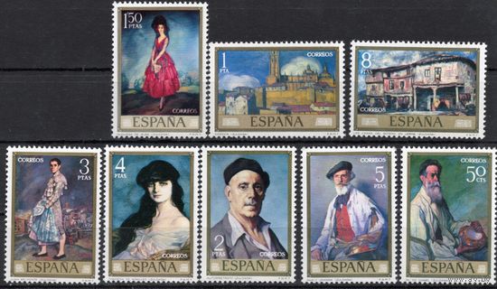 Испания 1971. Живопись. 8 марок 1912-19
