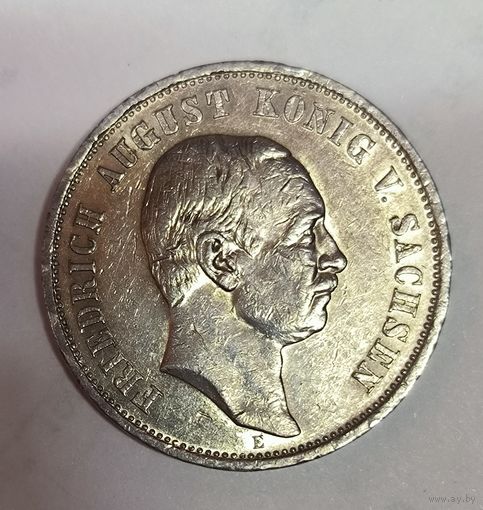 3 марки 1909 Саксония