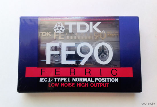 Аудиокассета. TDK FE-90EB. Новая. В упаковке #005