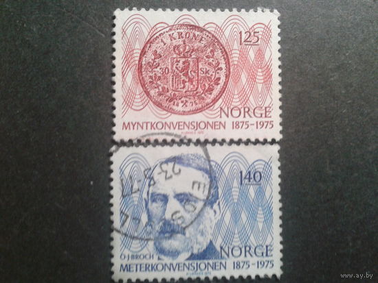 Норвегия 1975 монета 1875 г. полная серия