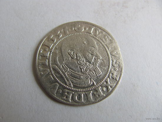 Грош 1534 Пруссия в ленной зависимости от Польши м.дв Кёнигсберг Альбрехт Гогенцолерн