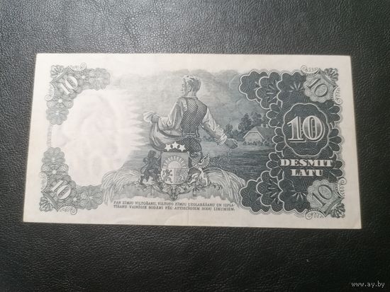 Латвия 10 латов 1940