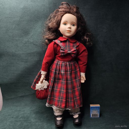 Старт с 1 Рубля !!! Большая 42см кукла фарфор девочка девушка PROMENADE !!!