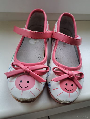 Туфли на девочку, р.27 (по стельке 16-16.5см), б.у