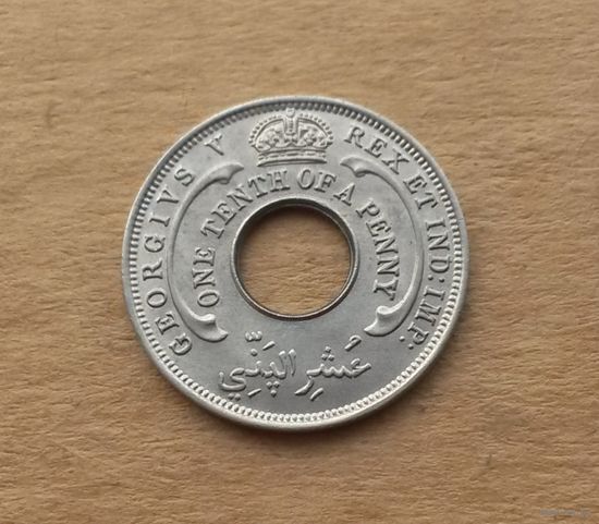 Британская Западная Африка, 1/10 пенни 1936 г., Георг V (1910-1936)