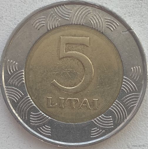 Литва 5 лит 1998 г.