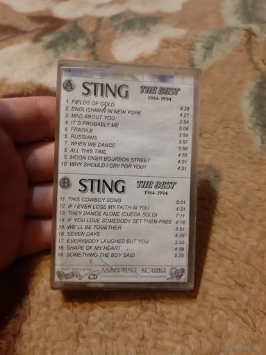 Кассета RAKS AX 90. STING . THE BEST.