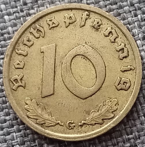 10 рейхспфеннигов 1939 G