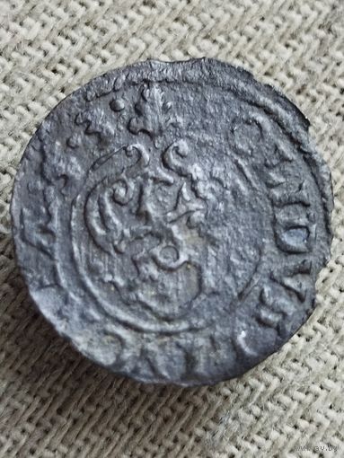 Распродажа - солидус 1653г.,Ливония,Шведская оккупация,КРИСТИНА