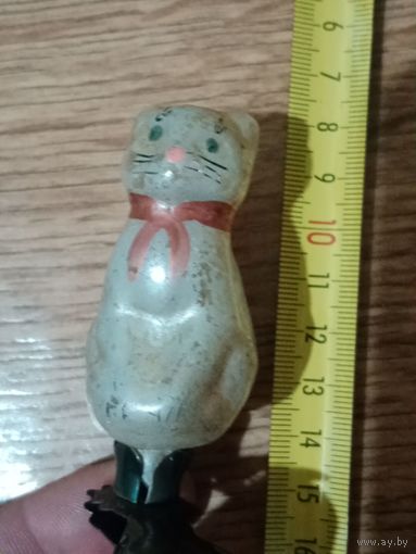 Ёлочная игрушка кот
