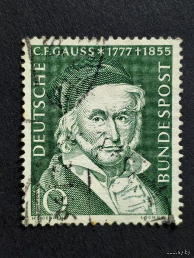 Германия 1955. Карл Ф. Гаусс. Полная серия