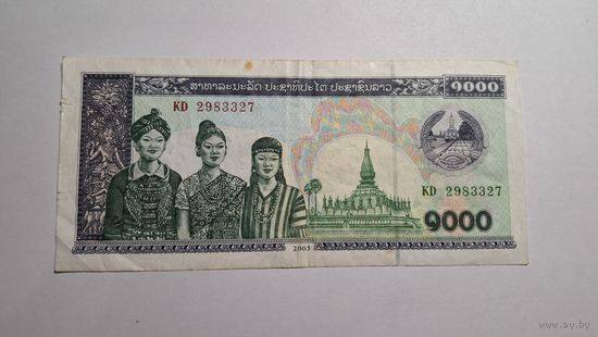 Лаос 1000 кип 2003