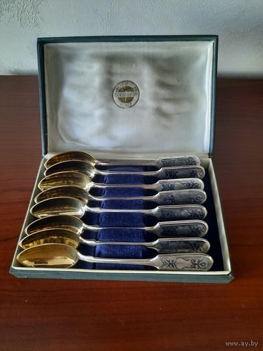 Чайные ложки серебро 875 пробы.