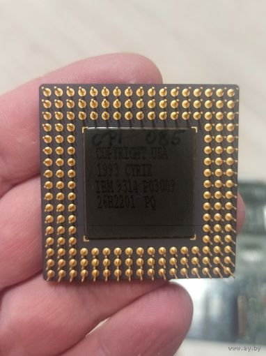 Редкий ретро процессор 1993г. IBM Blue Lightning DX2 (Cyrix)