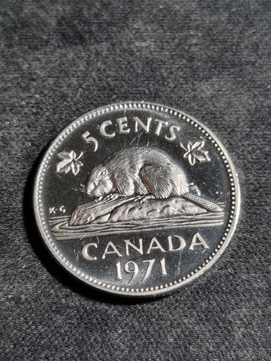 Канада 5 центов 1971 Unc