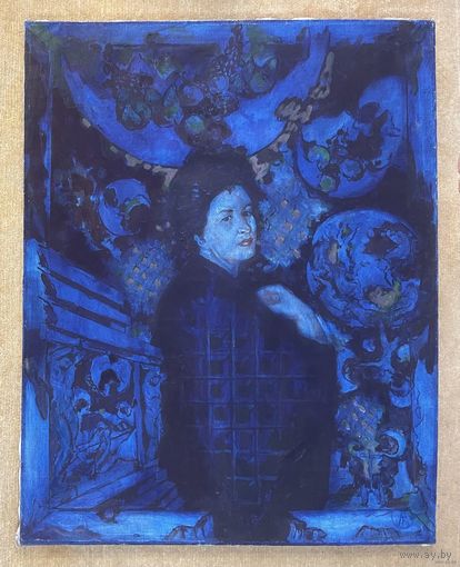 Кищенко А.М "Вселенная", 1981г. Холст, масло.Размер 120х94 см.