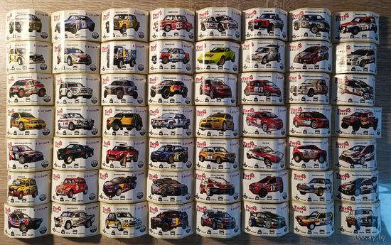 Вкладыши Turbo (Турбо) Rally (Ралли) 56шт