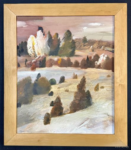 Селещук Н.М "Запах отцветающего лета", 1986г. Холст, масло. Размер с рамой 49х57 см.