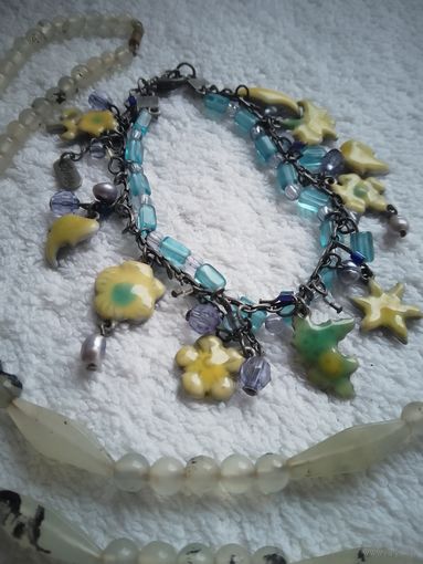 Бусы и браслет  одним лотом 99