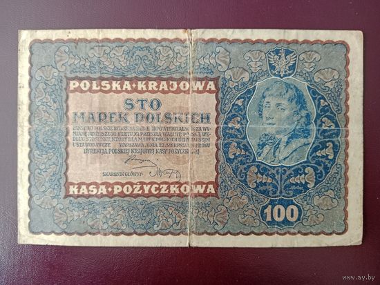 Польша 100 марок 1919