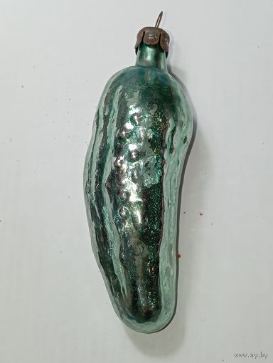 Ёлочная игрушка -  Огурец , СССР. ,