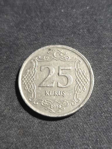 Турция 25 курушей 2010