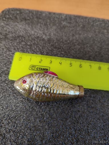 Ёлочная игрушка Рыбка. СССР