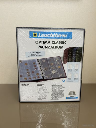 Альбом для монет Leuchtturm Optima Classic с листами в футляре (Германия)