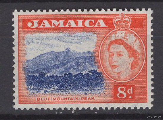 Ямайка / JAMAICA 1956** Горный пик  (Mi 169)