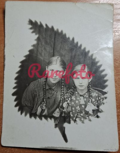 1939 Две подруги фото типажи ретро подписана