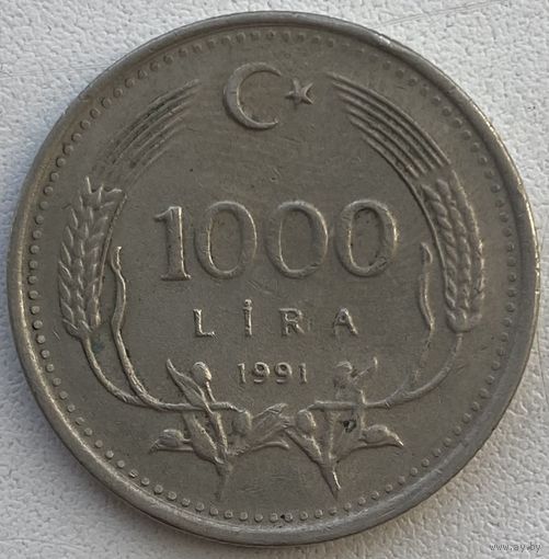 Турция 1000 лир 1991 г.