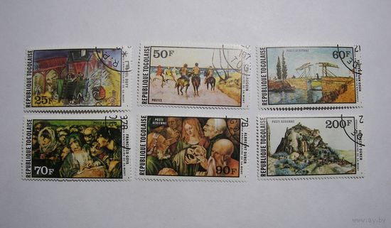 Тоголезская республика. Живопись. 6м. Гашеные.