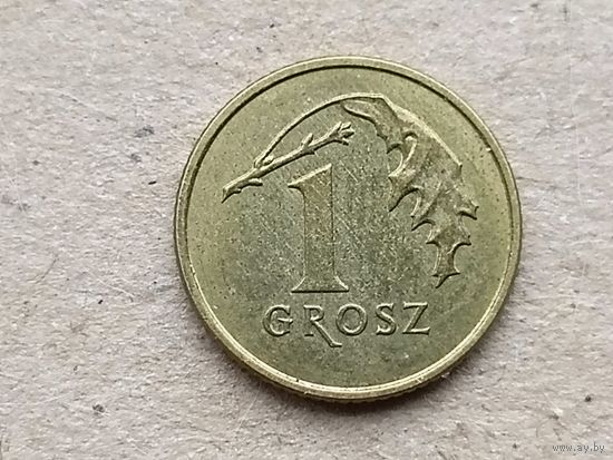 Польша 1 грош, 2019г. (U-обм)