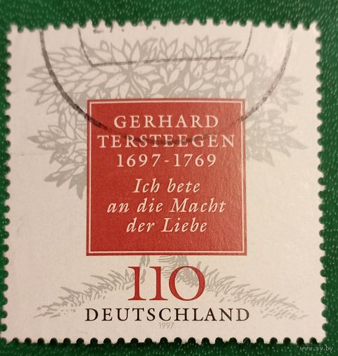 Германия 1997. 300 лет со дня рождения Герхарда Терстегена