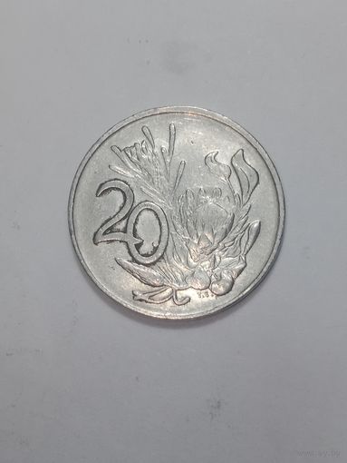 ЮАР 20 центов 1981 года . Suid - Africa