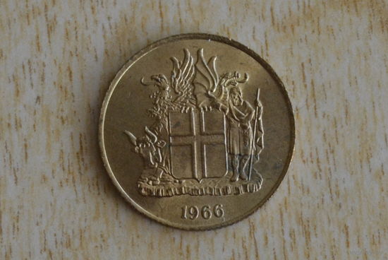 Исландия 1 крона 1966