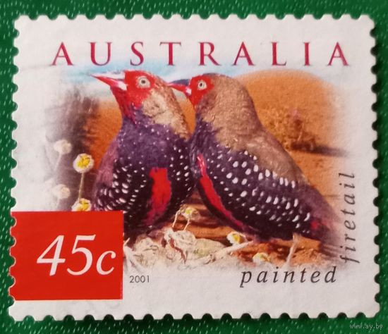 Австралия 2001. Птицы. Расписной Астрильд