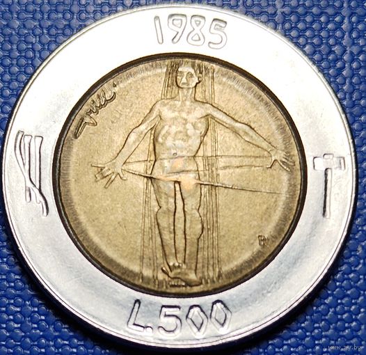 Сан - Марино 500 лир 1985 г. Борьба с наркотиками.