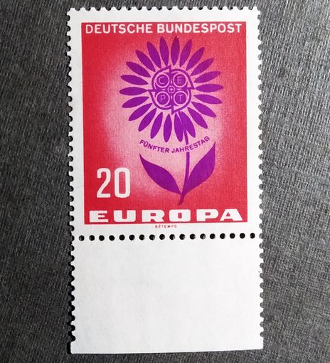 Марка Германия 1964 год Европа СЕРТ