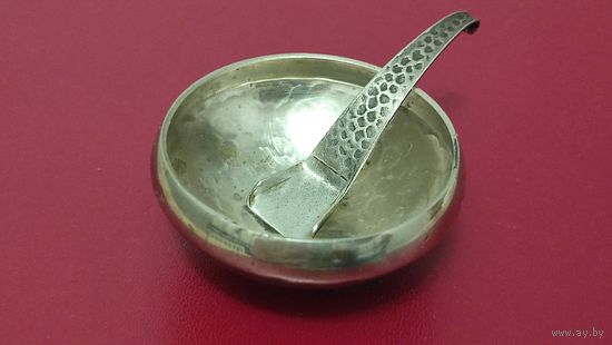 Солонка мельхиор.Винтаж