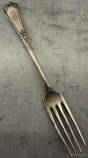 Серебряная антикварная вилка 800 пробы. Распродажа коллекции!!!