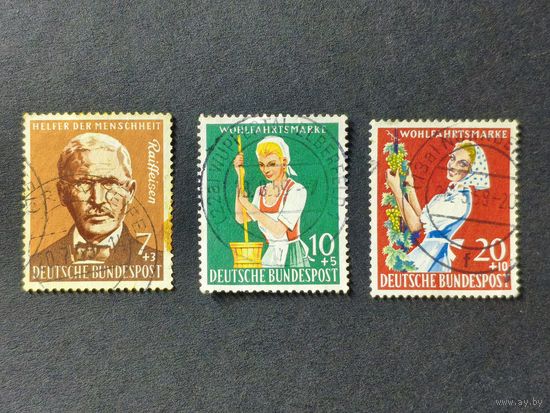 Германия 1958. Благотворительные марки