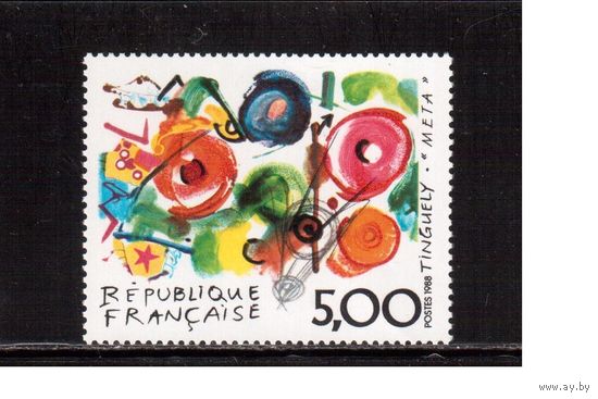 Франция-1988,(Мих.2693)  **  , Искусство,Живопись(одиночка)