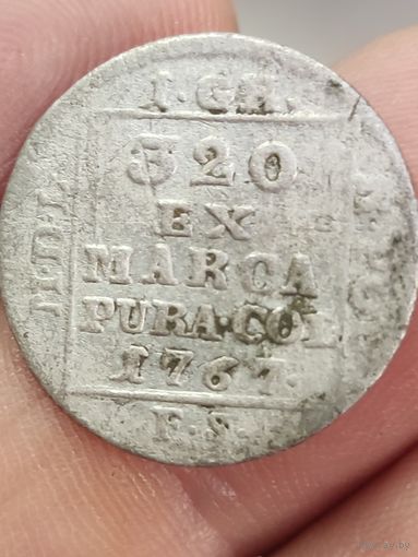 1 грош 1767 FS