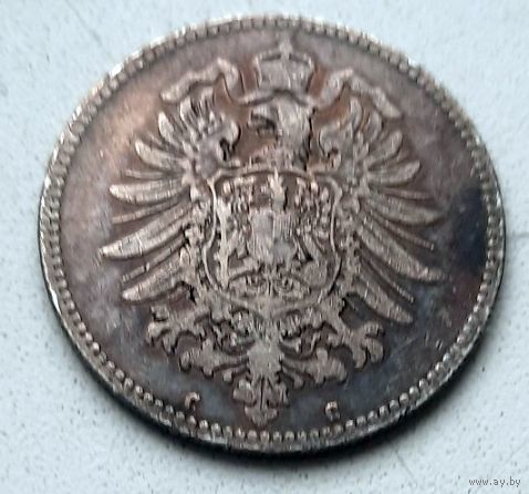 1 марки 1875 года Германия.