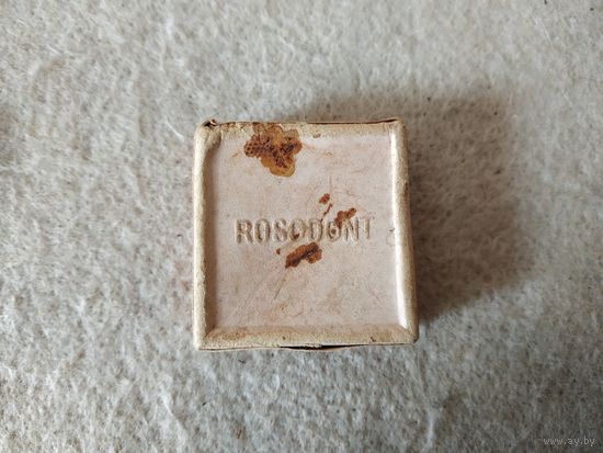 Зубное мыло "ROSODONT" из личных вещей и снаряжения немецкого пехотинца.