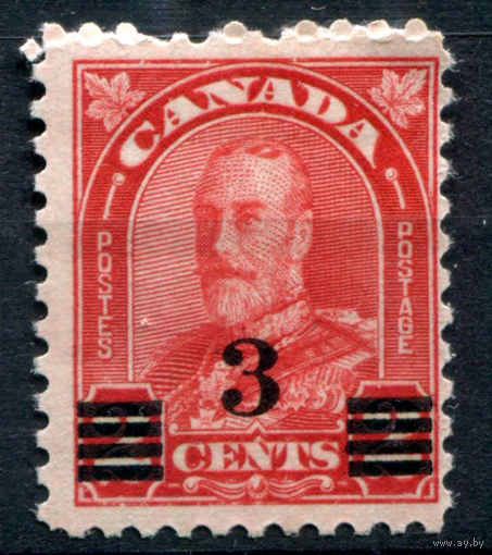 Британские колонии - Канада - 1932г. - король Георг V - 1 марка - полная серия, MNH с отпечатком и пузырьками на клее [Mi 158]. #3-WB-90-A-2