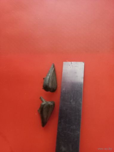 2 Старинные накладки  бронза  позолота