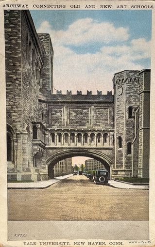Открытка США Йельский университет YALE university